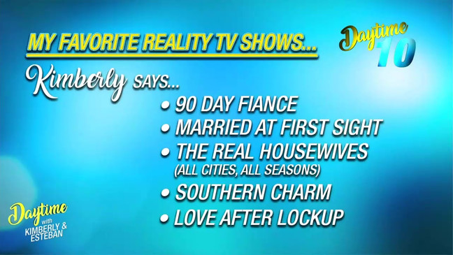 Favorite reality TV shows