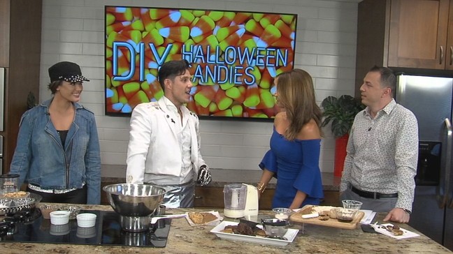 Chef Adrian Perez and Miss Houston, Blaine Ochoa, with great tips on how to make delicious and healthy treats everyone will love. (SBG Photo)