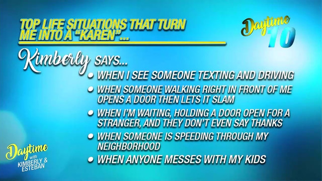 Things that bring out the 'Karen'