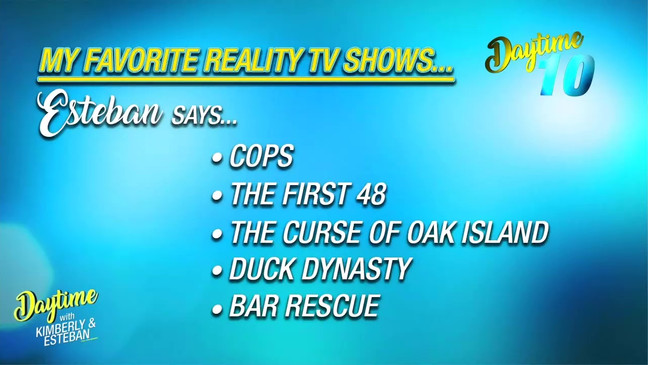 Favorite reality TV shows