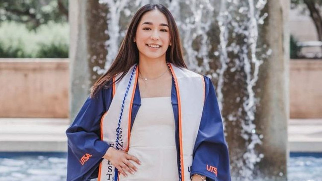 {p}"Congratulations Natalia on your upcoming graduation from UTSA! We are beyond proud of your accomplishment! We love you!" (Natalia Saenz){/p}{p}{br}{/p}