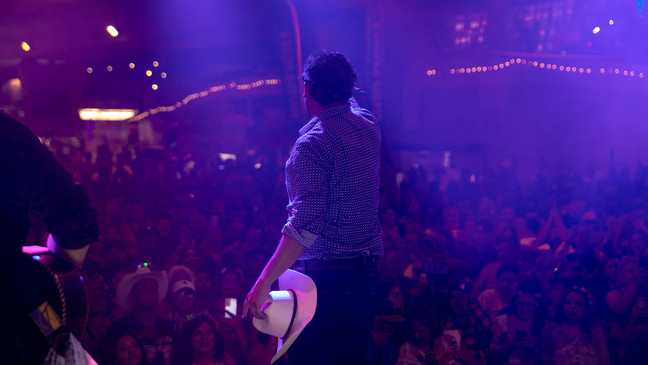 Tejano star Bobby Pulido performs at Fiesta de los Reyes on Wednesday night. (PHOTO: Gabe Redondo/SBG San Antonio)
