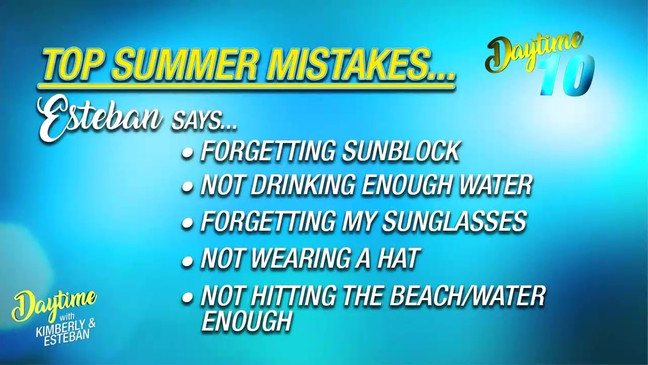 Top Summer Mistakes