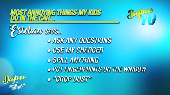 Annoying Things Kids Do in the Car