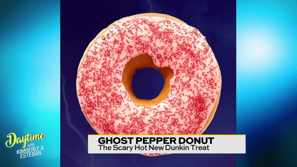 NEW Ghost Pepper Donut from Dunkin Donuts