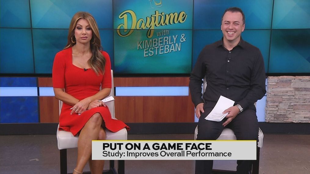 Putting on your ‘game face’ can improve performance and improve stress recovery. 