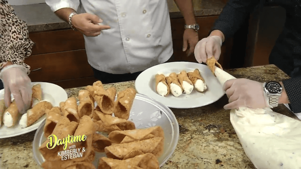 Daytime- The art of cannoli filling with Buddy V 
