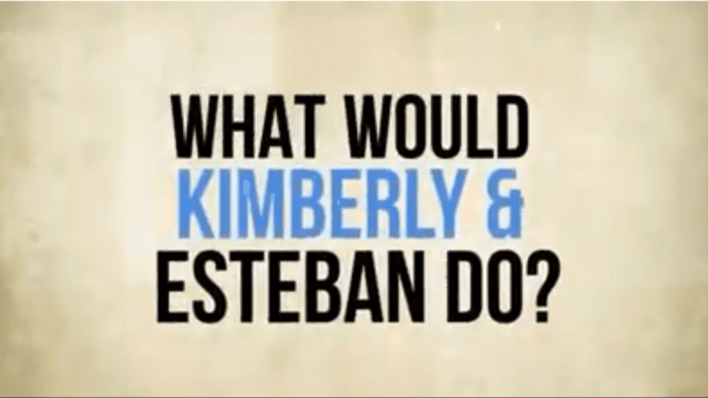 Daytime-What would Kimberly and Esteban do? 