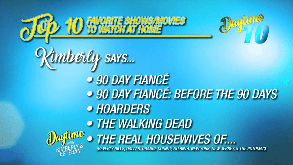 Daytime 10: Top Shows & Movies in Quarantine