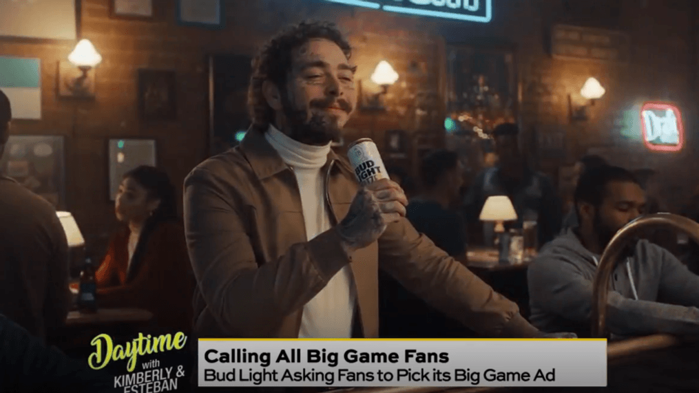 Daytime-Post Malone Big Game ad{&nbsp;}{p}{/p}