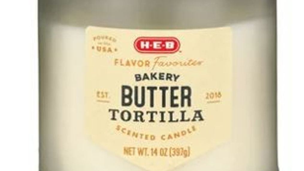 H-E-B now selling butter tortilla scented candles, and other great smells (Courtesy: H-E-B)