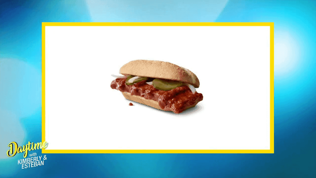 The McRib is BACK!