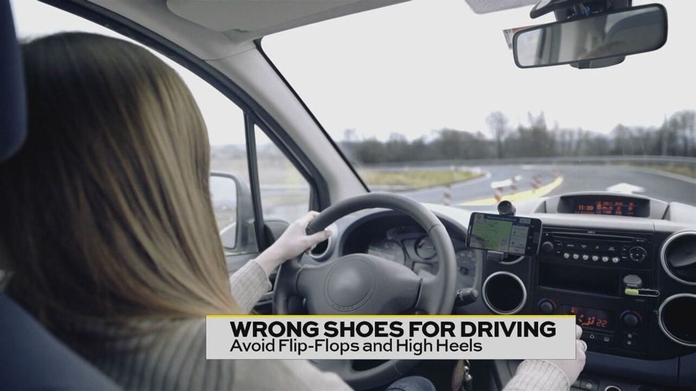 Flip-flops and high heels are the biggest culprits for pedal related accidents.
