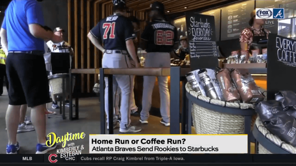 Daytime - Atlanta Braves Make a Coffee Run{p}{/p}