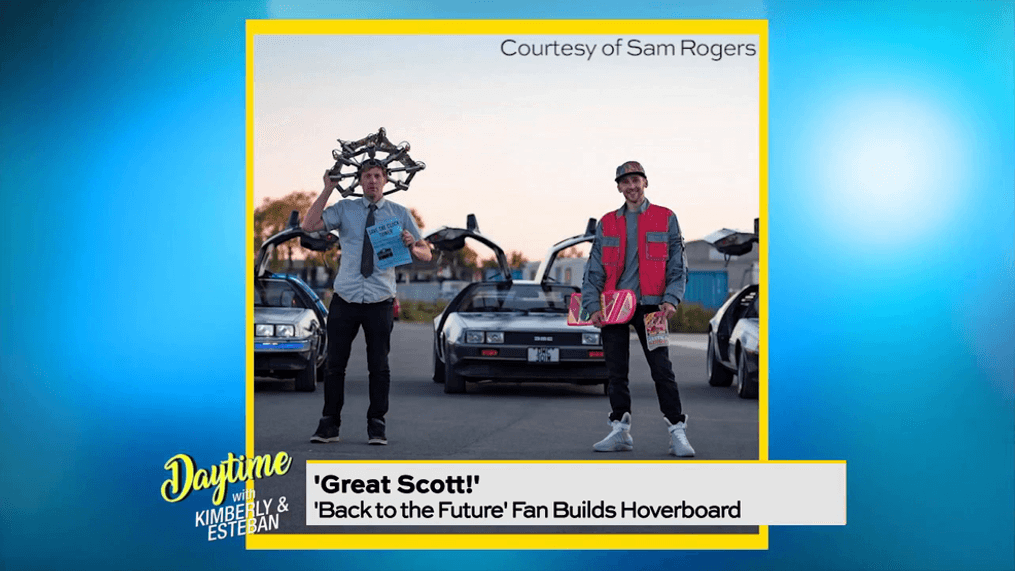 Daytime at Home | "Back to the Future" fan builds Hoverboard
