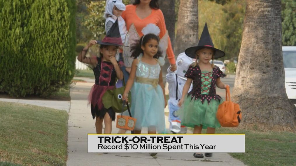 Americans are expected to spend a record ten billion dollars on Halloween this year. 
