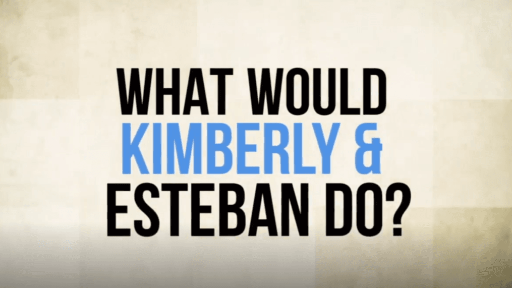 Daytime-What would Kimberly and Esteban do?{&nbsp;}{p}{/p}