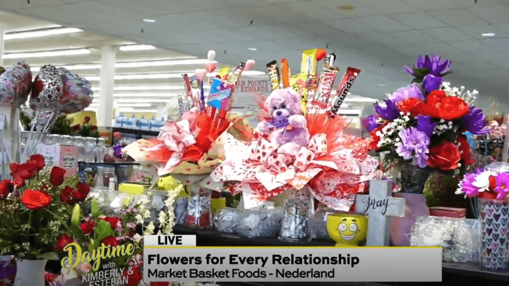 Daytime-Market Basket Flowers