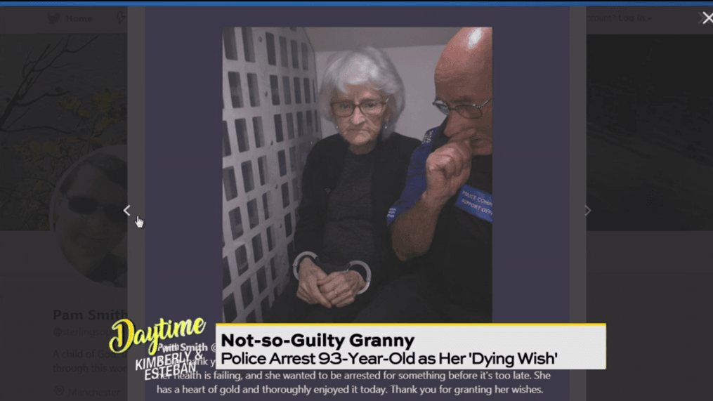 DAYTIME - 93-year-old woman wants to 'feel naughty'