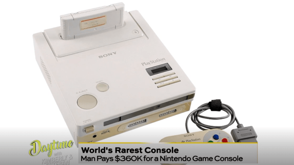 Daytime - Nintendo Console Goes up for Auction