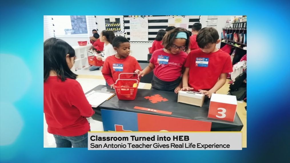 According to Kerr, a student's parent, her own grandparents and even H-E-B themselves all pitched in to make her idea a reality. (Photo courtesy Vanessa Kerr, NEISD Teacher)
