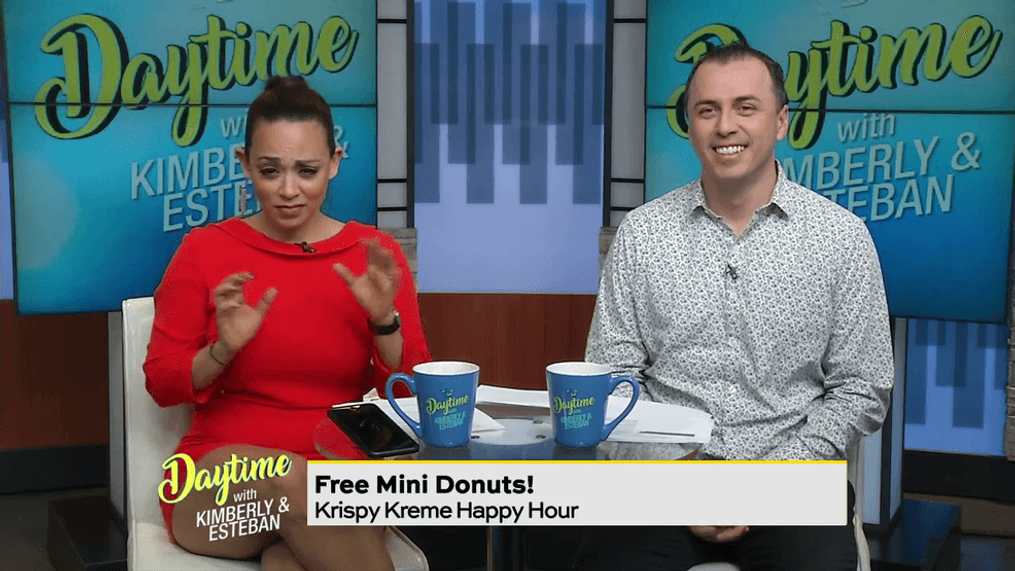 Daytime-FREE Mini Donuts from Krispy Kreme!