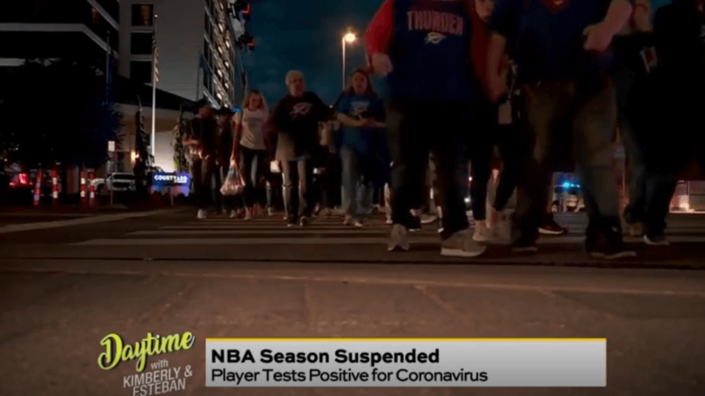 Daytime- NBA Season cancelled due to Coronavirus