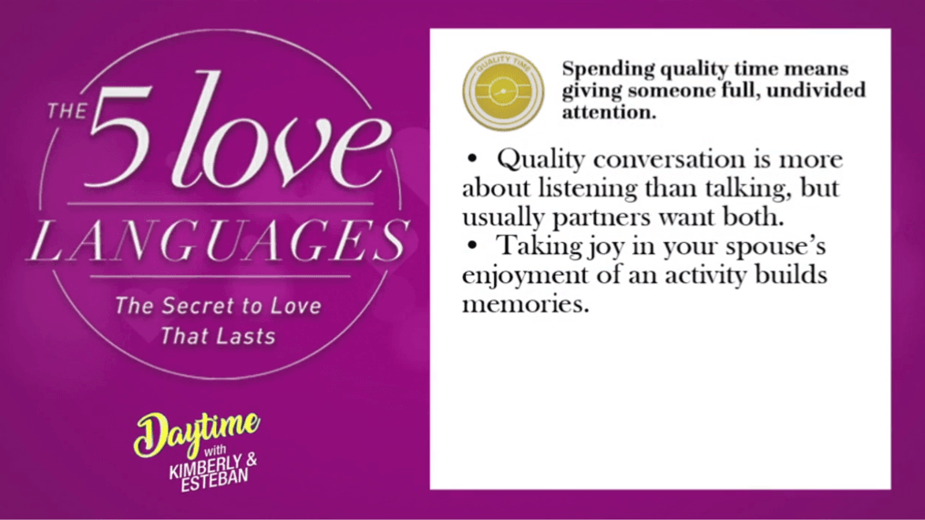 Daytime-What's your love language?