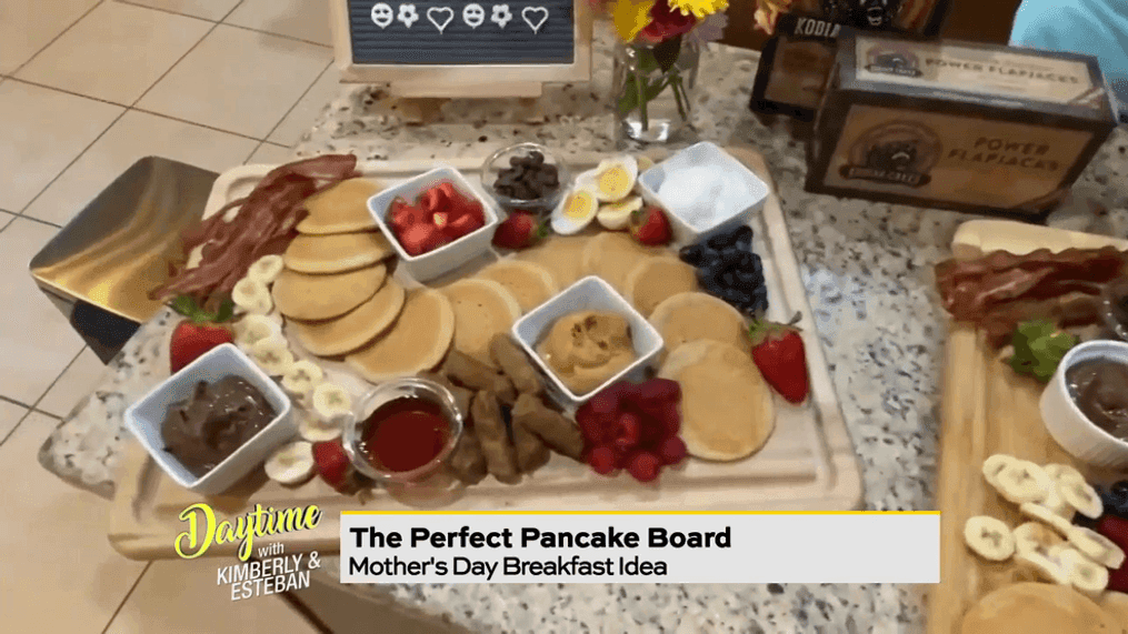 Mother's Day Breakfast | The Perfect Pancake Board