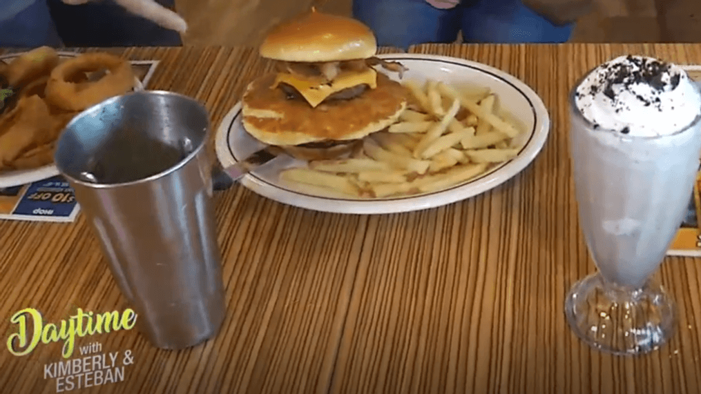 DAYTIME-Time to I-Hop on board for new pancake burgers