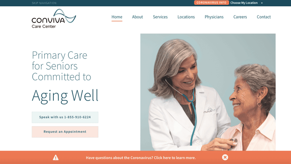 Conviva Care Centers : Caring for Our Senior Patients