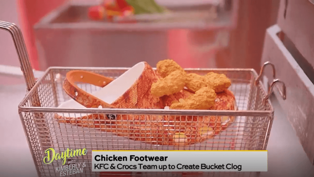 Daytime - KFC's new fried chicken footwear