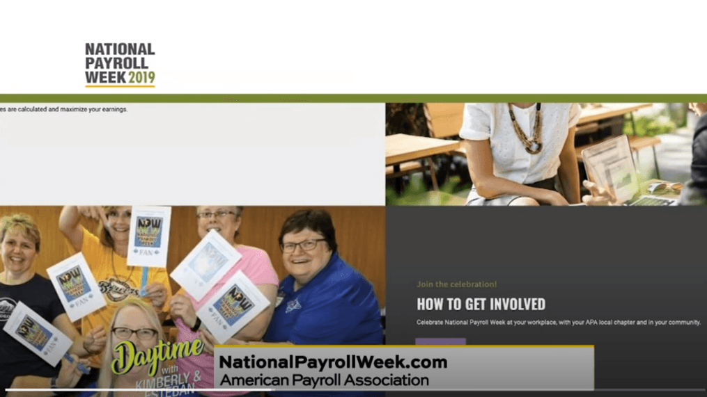 Daytime - National Payroll Week