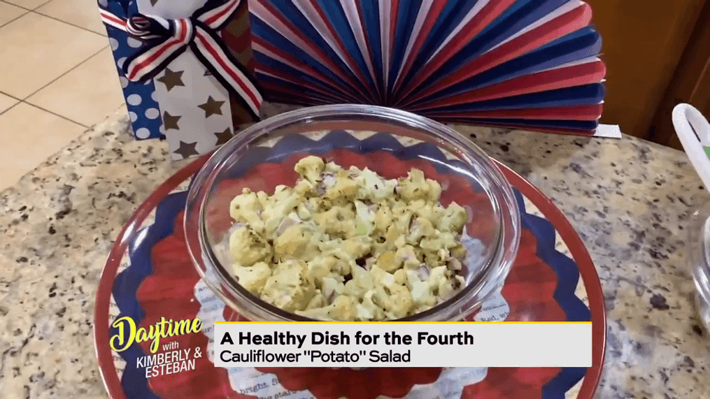 A Healthy Dish for the 4th: Cauliflower "Potato" Salad 