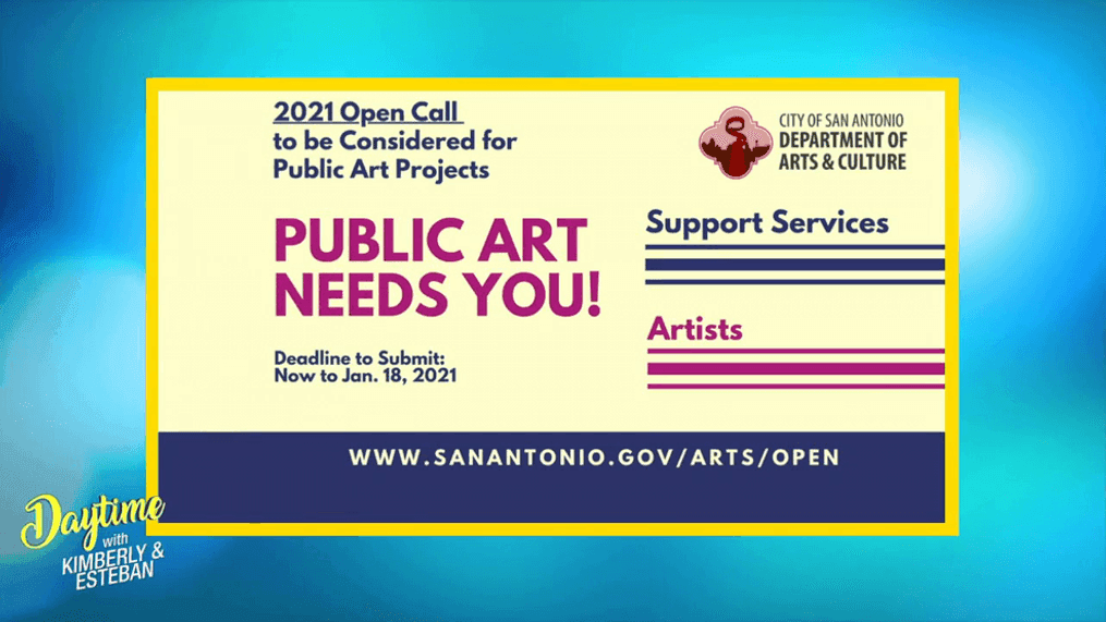 City of SA Dept. of Arts & Culture - 2021 Open Call 