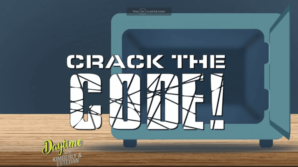 Daytime - Last day of Crack the Code!