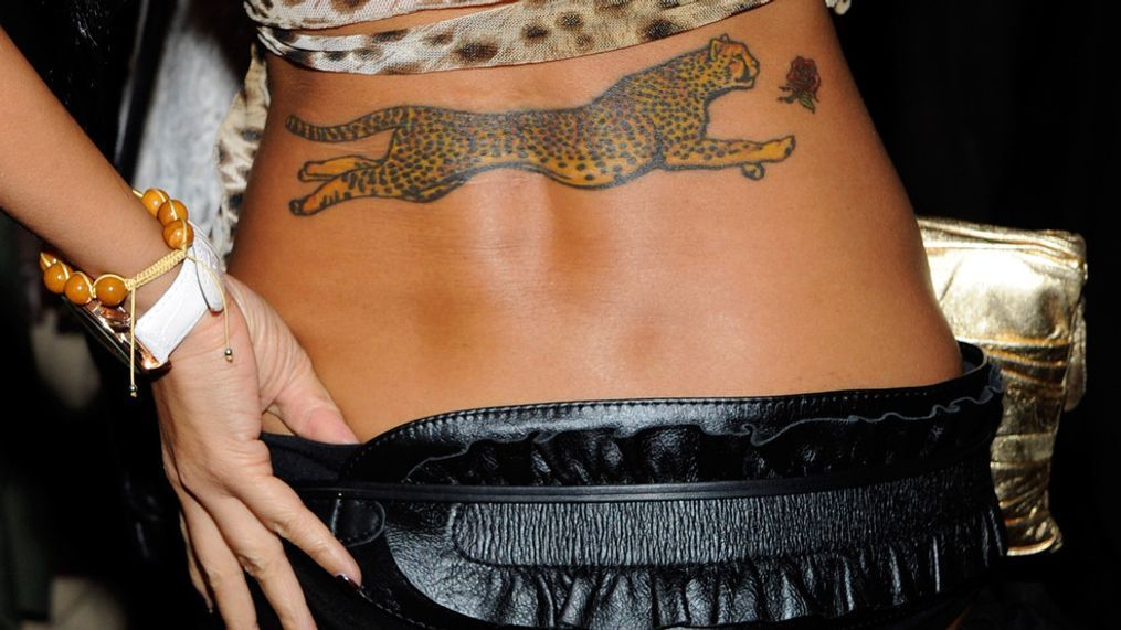 Lower Back Tats Are Back  (Photo by Ethan Miller/Getty Images for Studio 54)