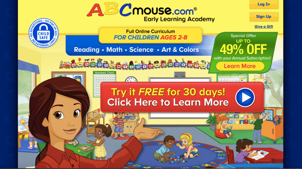 My ABCmouse Classroom Live!