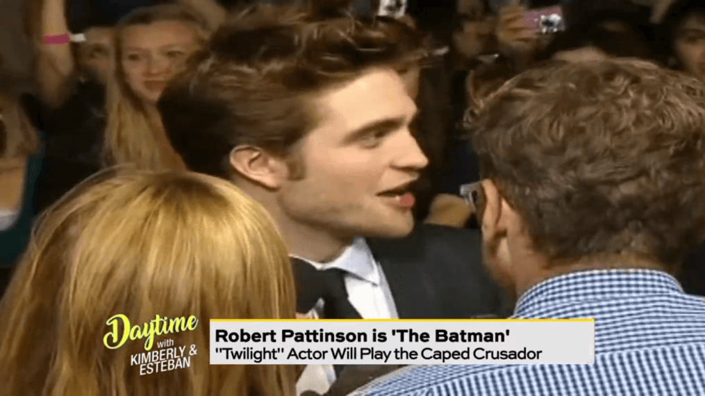 DAYTIME-"Twilight" Star is officially named "The Batman"{p}{/p}