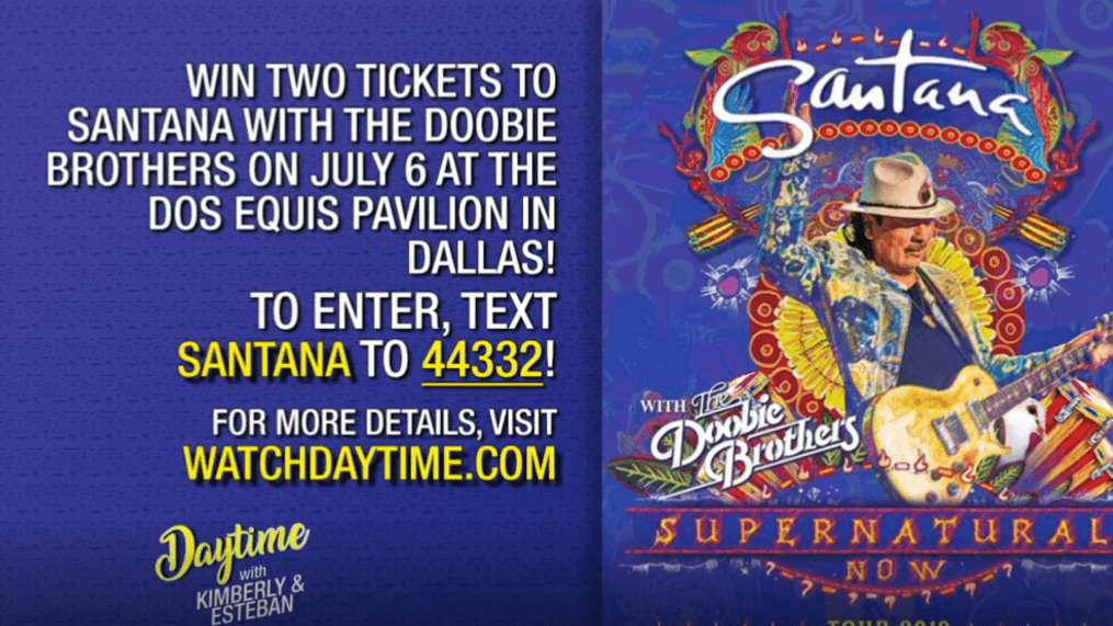 DAYTIME-Santana and the Doobie Brothers Giveaway