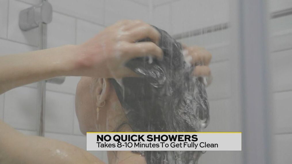 If you shower for less than five minutes at a time, you might want to have a re-think. 