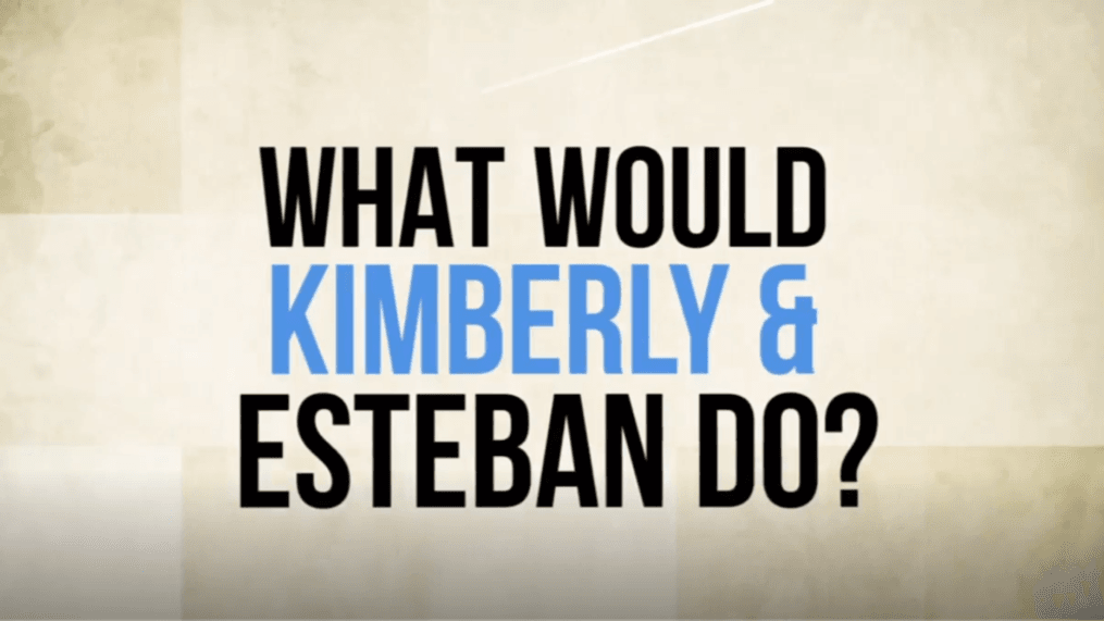 Daytime - What would Kimberly and Esteban do?{&nbsp;}{p}{/p}