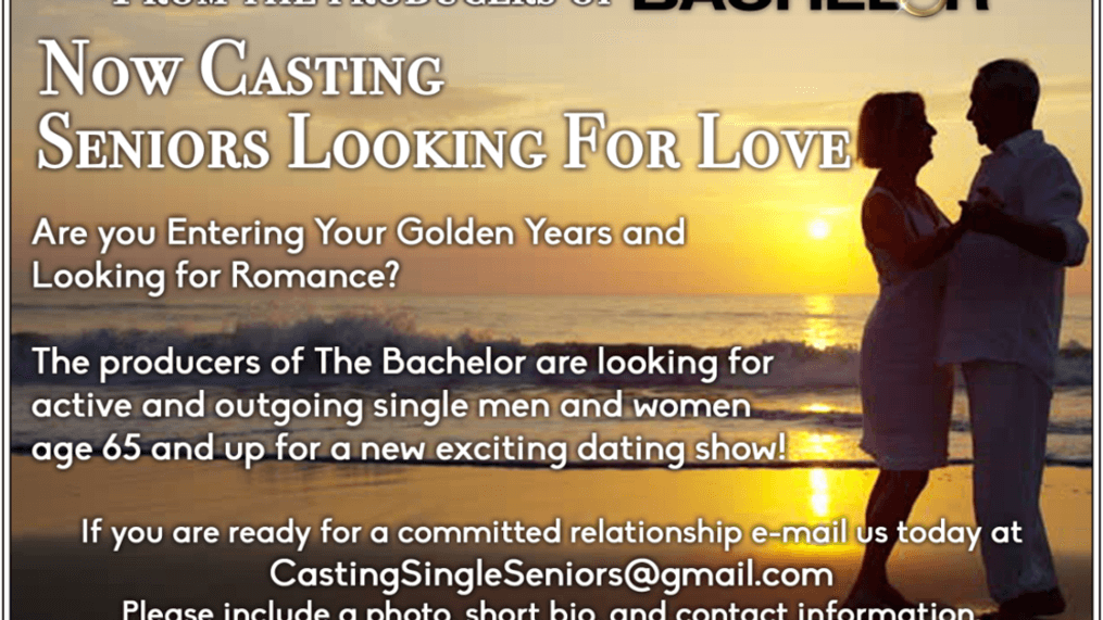 Daytime-Calling all seniors looking for love! 