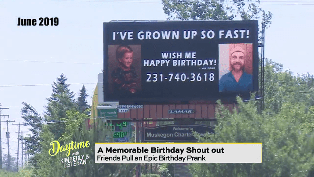 Daytime at Home | A Memorable Birthday Shout Out