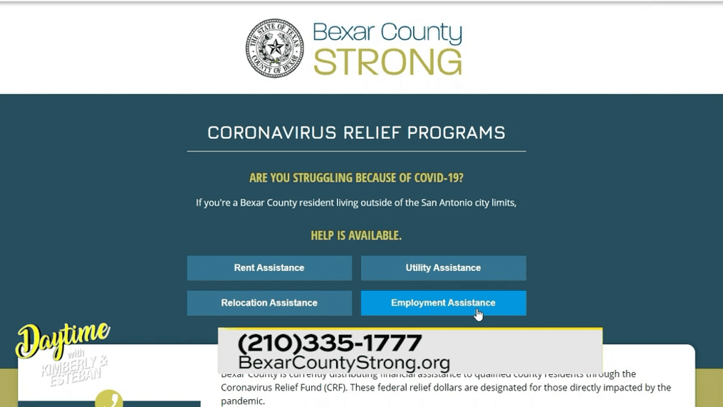 Bexar County Strong Coronavirus Relief Programs
