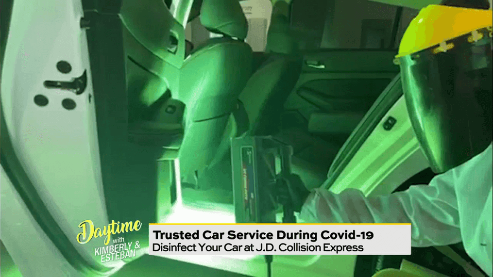 Covid-19 Car Care: J.D. Collision Express Disinfecting UV Light