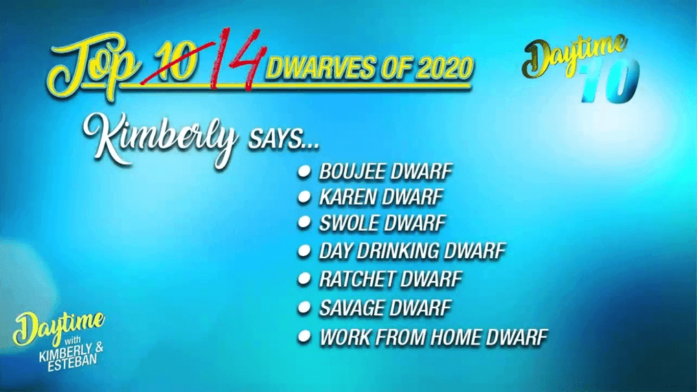 Viewer's Choice Show: 14 Dwarves of 2020