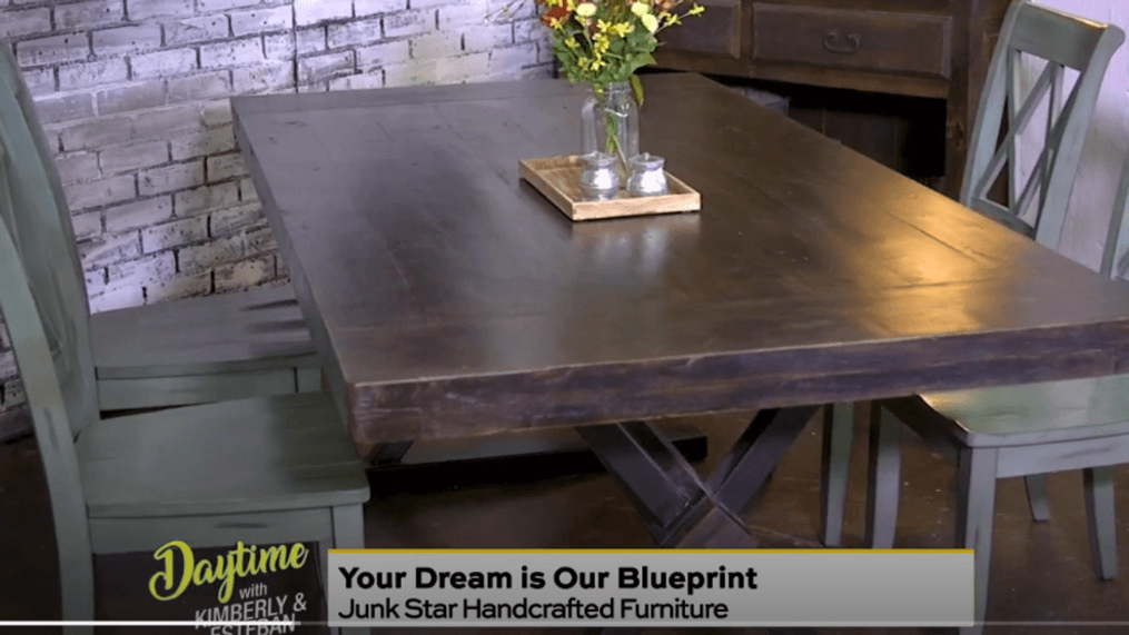 Daytime- Handcrafted, upscale furniture 