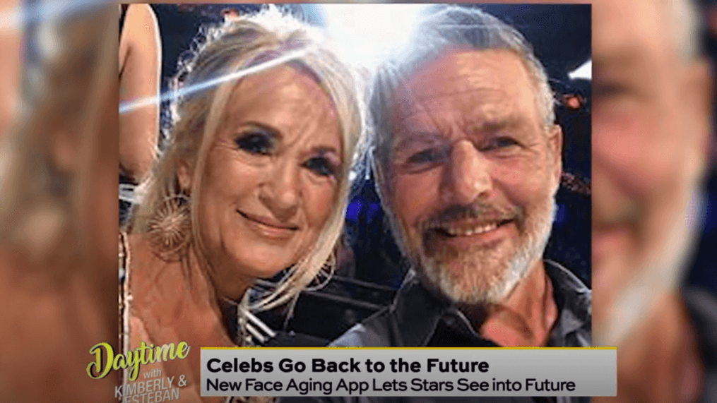 DAYTIME-Celebs go back to the future with face-aging app