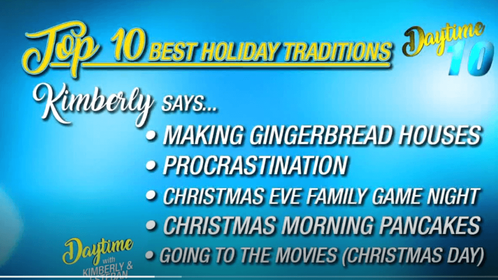 Daytime - Daytime 10: Holiday Traditions